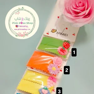 گیره مو فانتزی دخترانه طرح بیسکویتی (کد03)