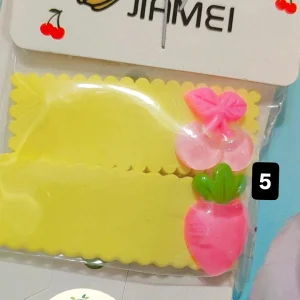 گیره مو فانتزی دخترانه طرح بیسکویتی (کد03)