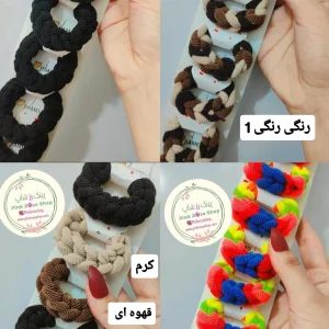 کش مو فانتزی بافتنی (کد25)