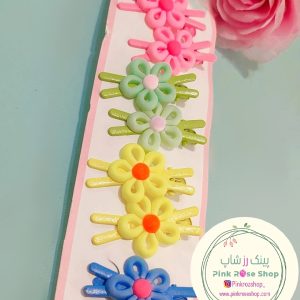 گیره مو فانتزی دخترانه طرح گل (کد06)